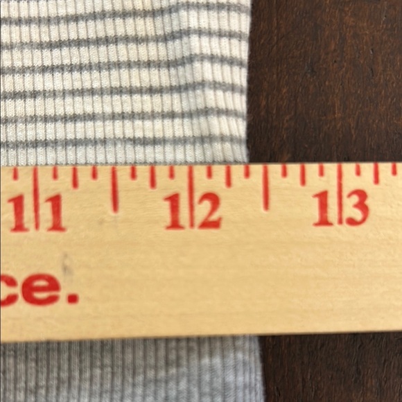 Monteau White/Grey Striped Midi Tank Sz M - Picture 14 of 15